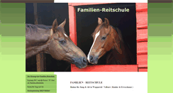 Desktop Screenshot of familien-reitschule.de