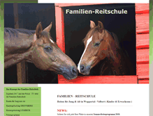 Tablet Screenshot of familien-reitschule.de